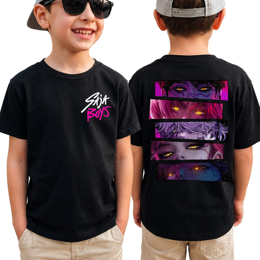 Saja Boy 2 Sided DTG Print Graphic Youth Shirt Sweatshirt Hoodie Unisex Kpop Hunter Fan Art