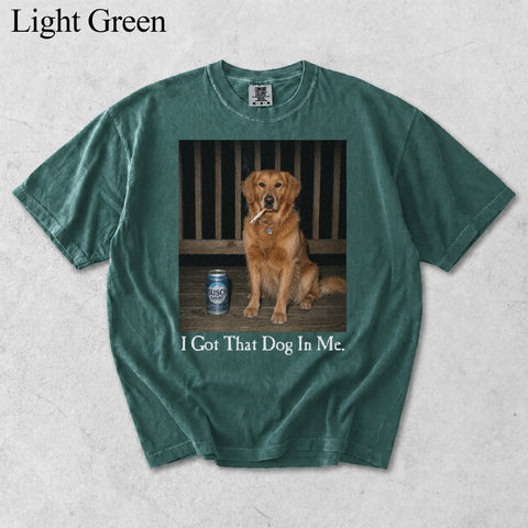 Comfort Colors I Got That Dog In Me Custom Pet Portrait Shirt