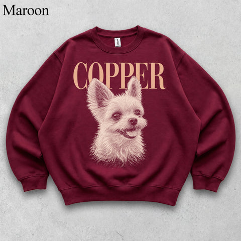 Comfort Colors Custom Pet Photo With Name Vintage Shirt