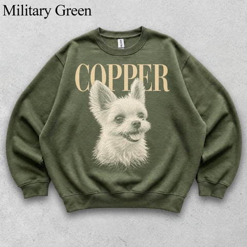 Comfort Colors Custom Pet Photo With Name Vintage Shirt
