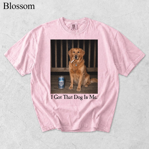 Comfort Colors I Got That Dog In Me Custom Pet Portrait Shirt