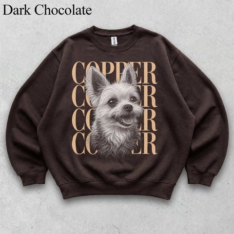 Comfort Colors Custom Pet Photo With Name II Vintage Shirt