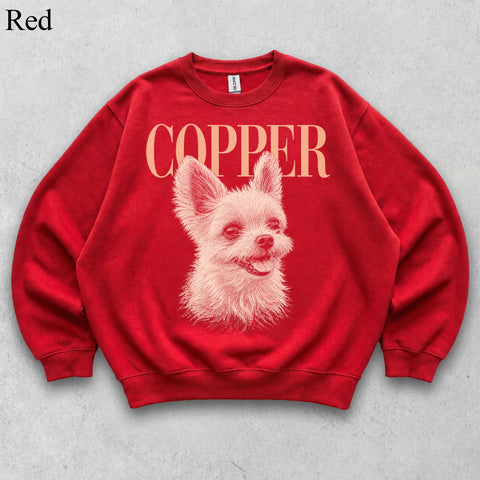 Comfort Colors Custom Pet Photo With Name Vintage Shirt