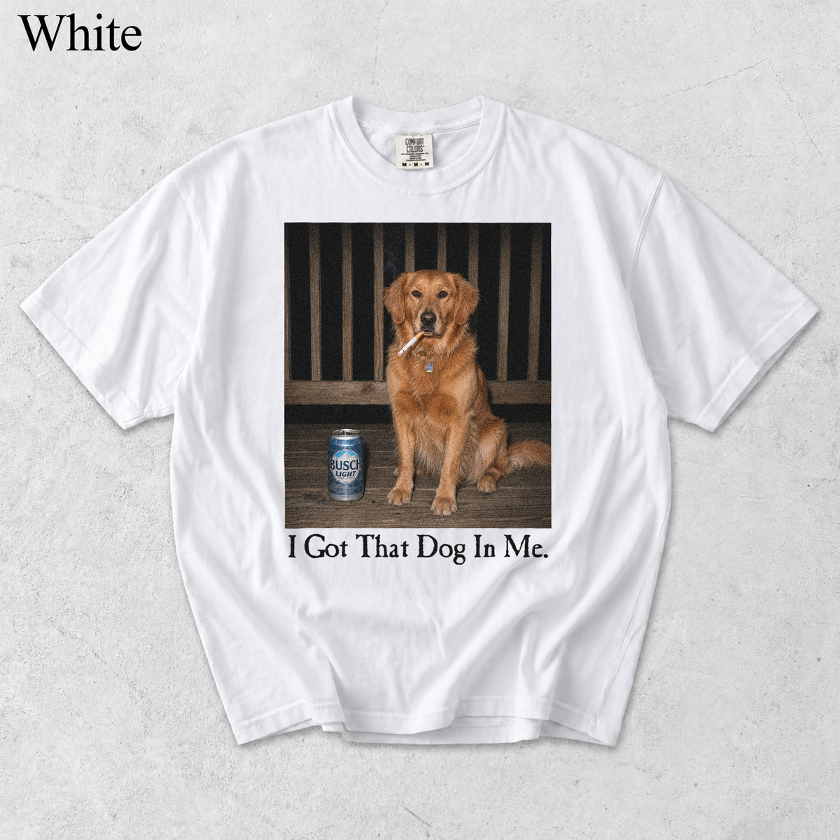 Comfort Colors I Got That Dog In Me Custom Pet Portrait Shirt