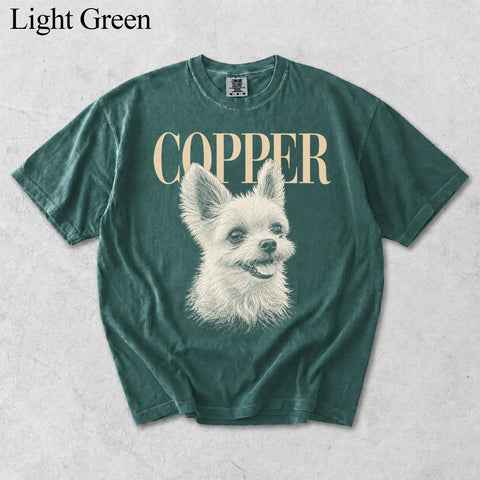 Comfort Colors Custom Pet Photo With Name Vintage Shirt