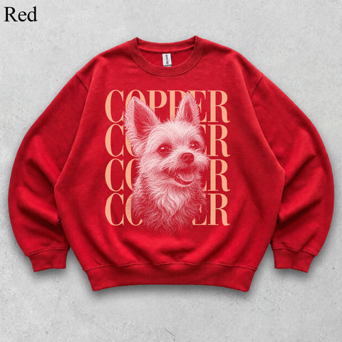 Comfort Colors Custom Pet Photo With Name II Vintage Shirt