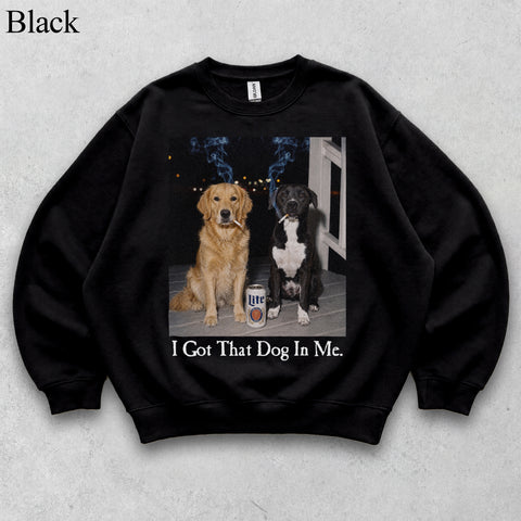 Comfort Colors I Got That Dog In Me Custom Two Pet Portrait Shirt