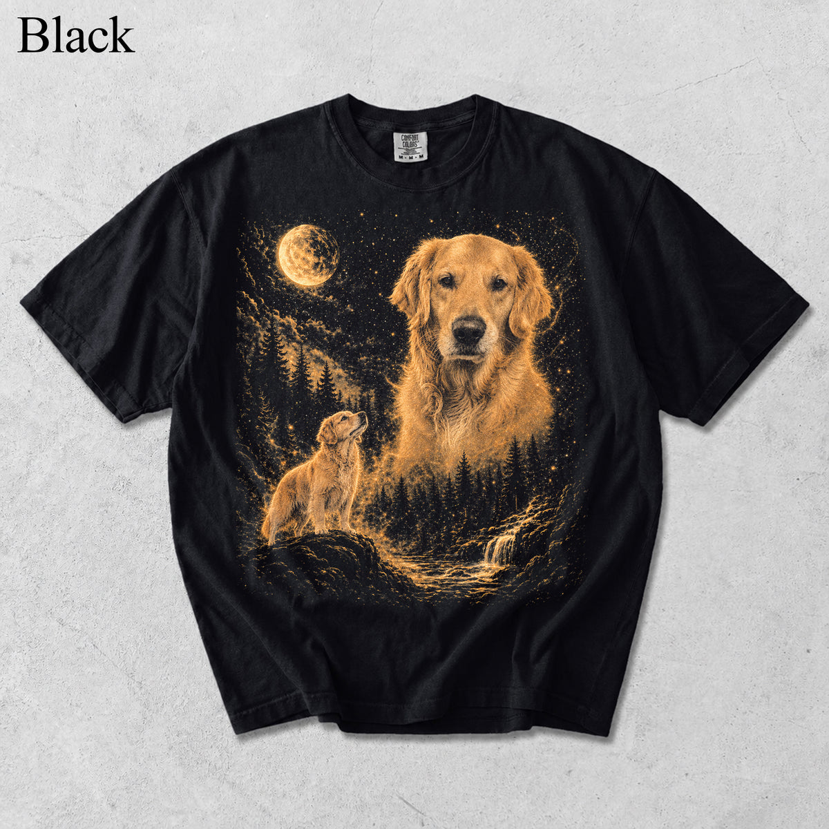 Comfort Colors Custom Pet Photo Howling to The Moon Vintage Shirt