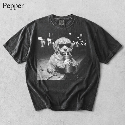 Comfort Colors Custom Pet Drinking Vintage Shirt