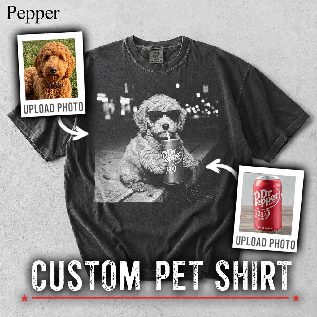 Comfort Colors Custom Pet Drinking Vintage Shirt