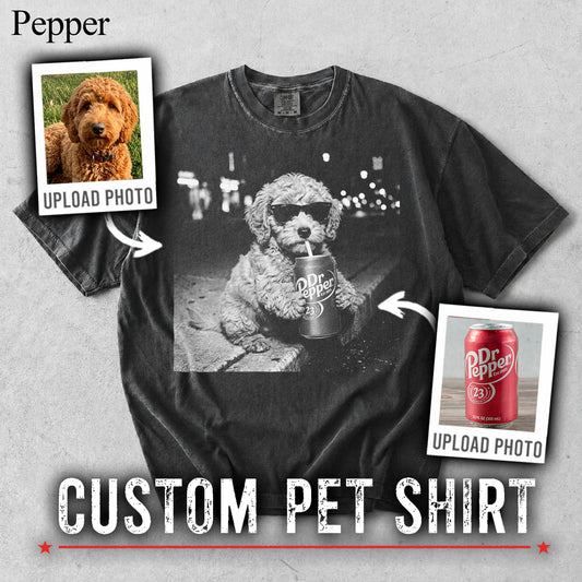 Comfort Colors Custom Pet Drinking Vintage Shirt