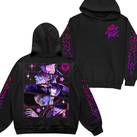 Limited V2 Saja Boy Sleeves Youth Hoodie Sweatshirt Unisex Kpop Hunter Graphic Fan Art