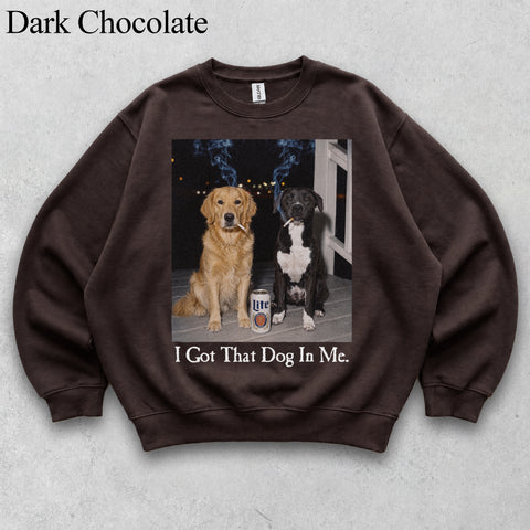 Comfort Colors I Got That Dog In Me Custom Two Pet Portrait Shirt