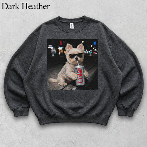 Comfort Colors Custom Pet Drinking Portrait Shirt