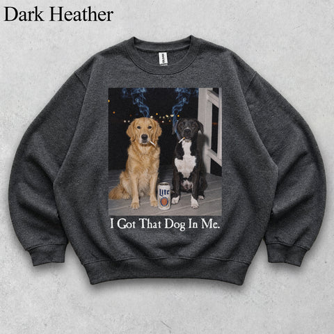 Comfort Colors I Got That Dog In Me Custom Two Pet Portrait Shirt