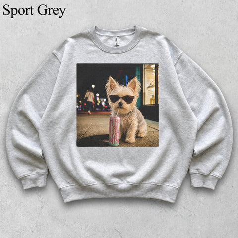 Comfort Colors Custom Pet Drinking Portrait II Shirt