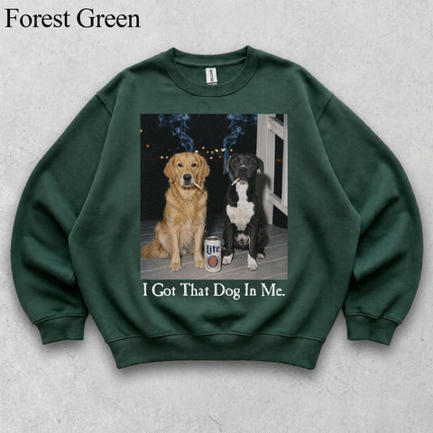 Comfort Colors I Got That Dog In Me Custom Two Pet Portrait Shirt