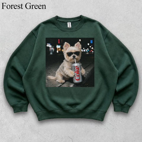 Comfort Colors Custom Pet Drinking Portrait Shirt