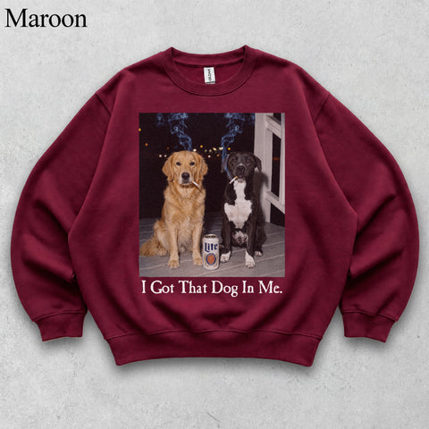 Comfort Colors I Got That Dog In Me Custom Two Pet Portrait Shirt