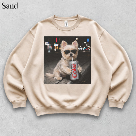 Comfort Colors Custom Pet Drinking Portrait Shirt