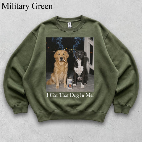 Comfort Colors I Got That Dog In Me Custom Two Pet Portrait Shirt