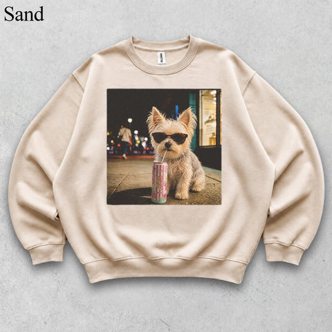 Comfort Colors Custom Pet Drinking Portrait II Shirt