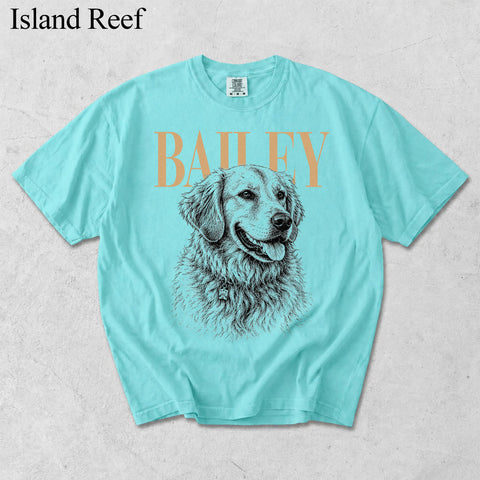 Comfort Colors Custom Pet Photo With Name Vintage Shirt