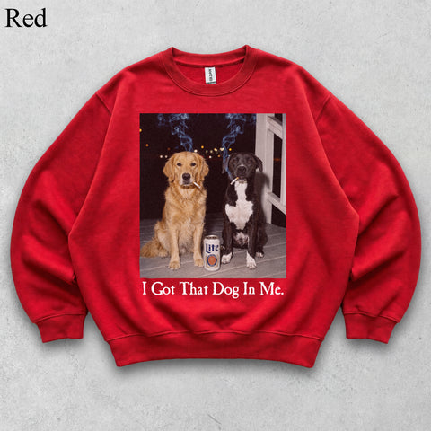 Comfort Colors I Got That Dog In Me Custom Two Pet Portrait Shirt
