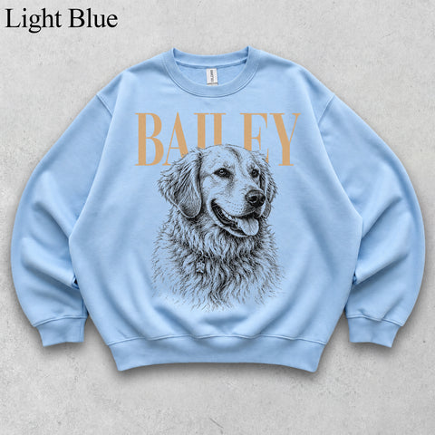Comfort Colors Custom Pet Photo With Name Vintage Shirt