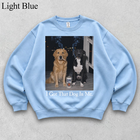 Comfort Colors I Got That Dog In Me Custom Two Pet Portrait Shirt