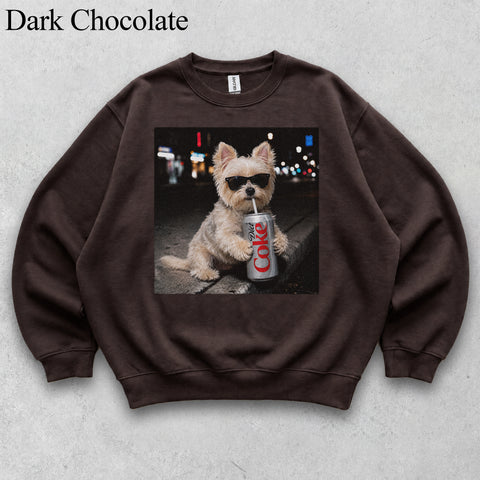 Comfort Colors Custom Pet Drinking Portrait Shirt