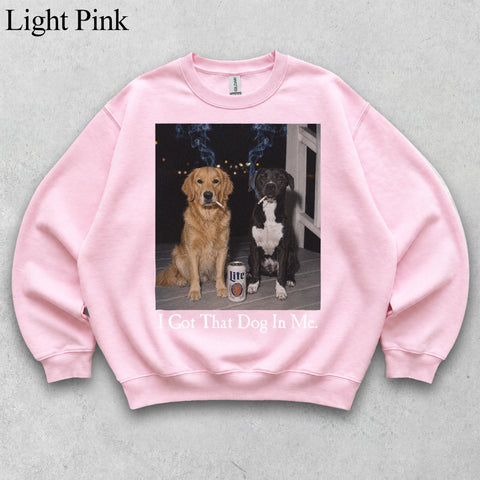 Comfort Colors I Got That Dog In Me Custom Two Pet Portrait Shirt