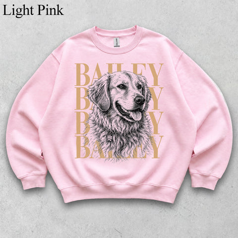 Comfort Colors Custom Pet Photo With Name II Vintage Shirt