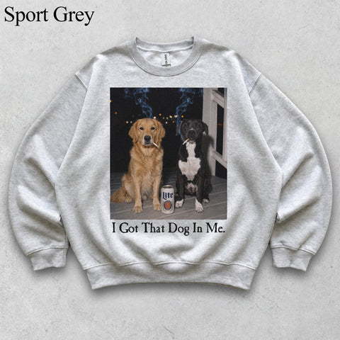 Comfort Colors I Got That Dog In Me Custom Two Pet Portrait Shirt