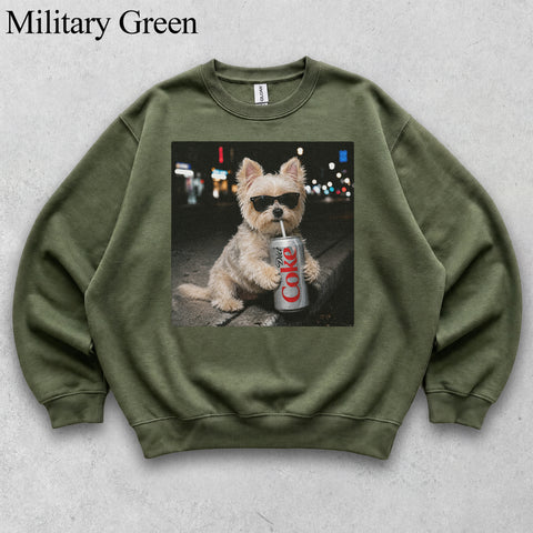Comfort Colors Custom Pet Drinking Portrait Shirt