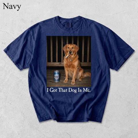 Comfort Colors I Got That Dog In Me Custom Pet Portrait Shirt