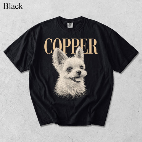 Comfort Colors Custom Pet Photo With Name Vintage Shirt