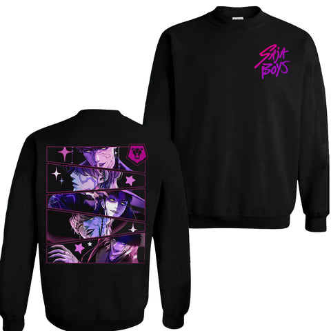 V2 Saja Boy 2 Sided DTG Print Graphic Youth Shirt Sweatshirt Hoodie Unisex Kpop Hunter Fan Art