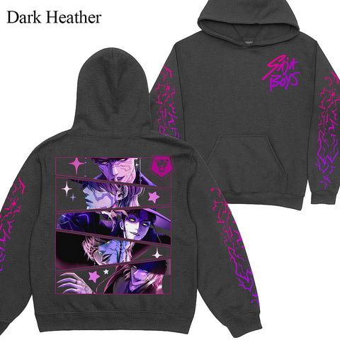 Limited V2 Saja Boy Sleeves Youth Hoodie Sweatshirt Unisex Kpop Hunter Graphic Fan Art