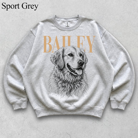 Comfort Colors Custom Pet Photo With Name Vintage Shirt