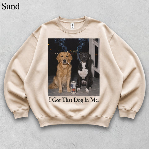 Comfort Colors I Got That Dog In Me Custom Two Pet Portrait Shirt