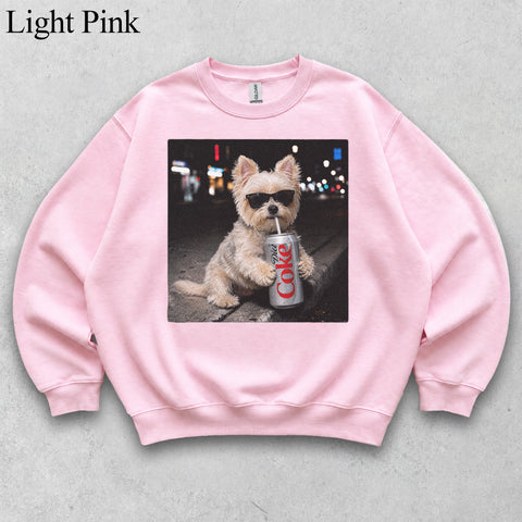 Comfort Colors Custom Pet Drinking Portrait Shirt
