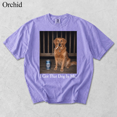 Comfort Colors I Got That Dog In Me Custom Pet Portrait Shirt