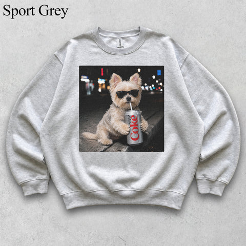 Comfort Colors Custom Pet Drinking Portrait Shirt