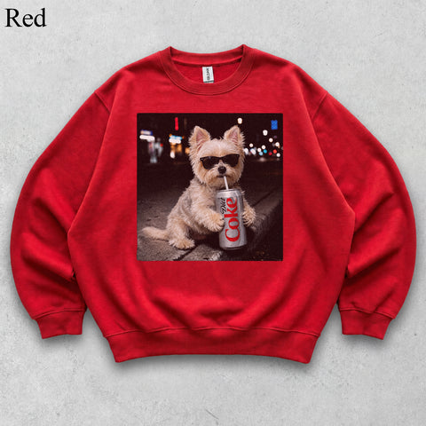Comfort Colors Custom Pet Drinking Portrait Shirt