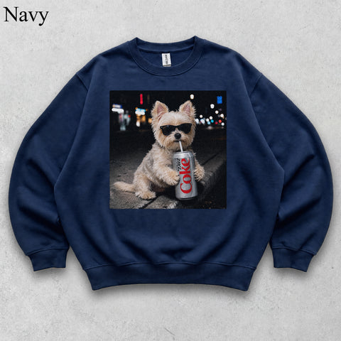 Comfort Colors Custom Pet Drinking Portrait Shirt