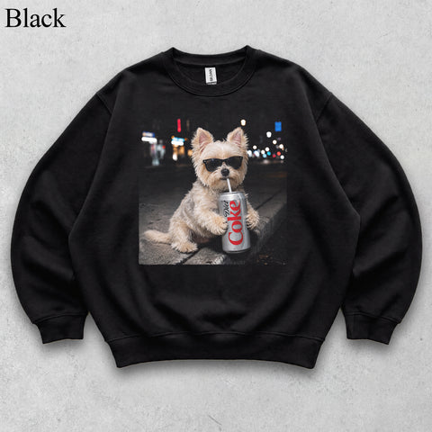 Comfort Colors Custom Pet Drinking Portrait Shirt