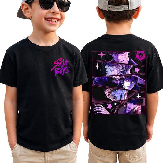 V2 Saja Boy 2 Sided DTG Print Graphic Youth Shirt Sweatshirt Hoodie Unisex Kpop Hunter Fan Art