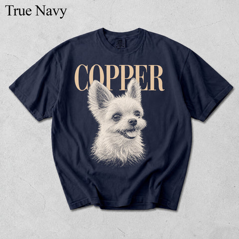 Comfort Colors Custom Pet Photo With Name Vintage Shirt