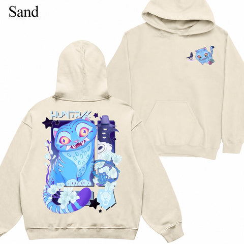 V2 Cute Derpy Tiger And Bird 2 Sided DTG Print Graphic Youth Shirt Sweatshirt Hoodie Unisex Kpop Hunter Fan Art